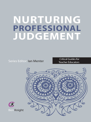 cover image of Nurturing Professional Judgement